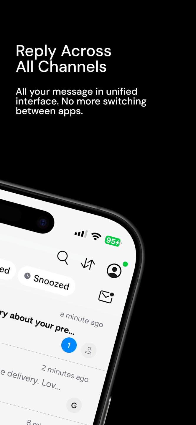 Reply across all channels