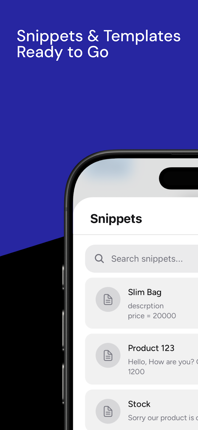 Replyn mobile app feature